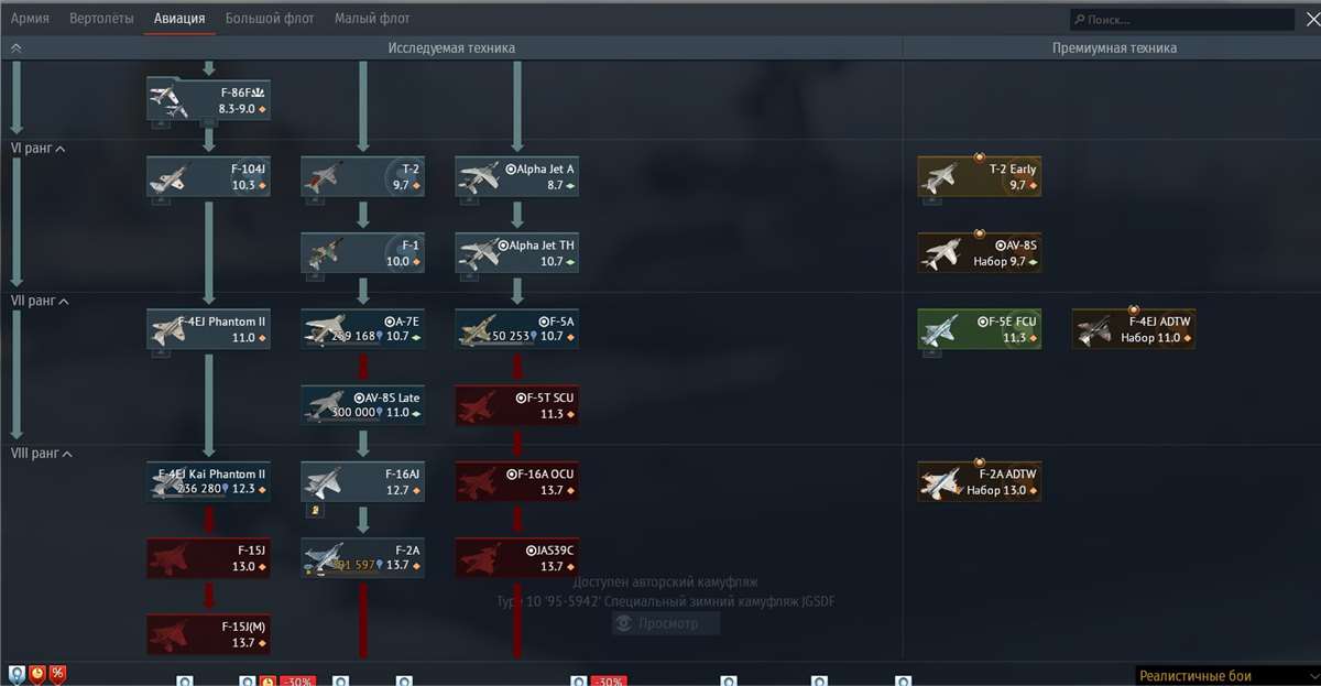 продажа аккаунта к игре War Thunder